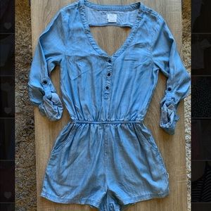 RVCA Chambray Long Sleeve Jumper